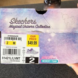 Used Condition Youth Girls Skechers Size 2